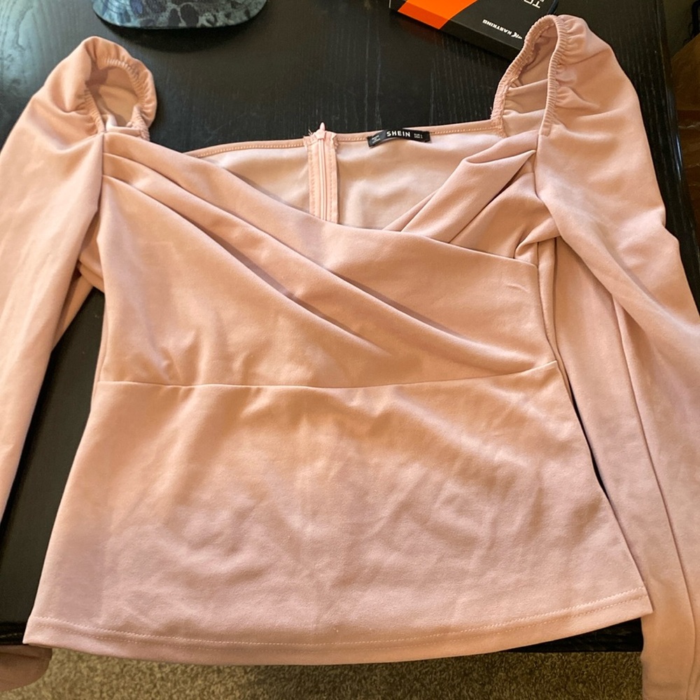 Blush pink shirt